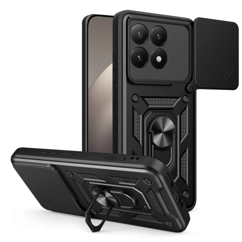Etui Tech-Protect Camshield Pro w kolorze czarnym, idealne dopasowanie do Xiaomi 15T