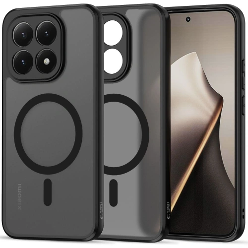 Etui Tech-Protect MagMat MagSafe w kolorze matte black, idealne do Xiaomi 15T.