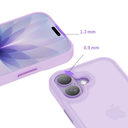 Etui Tech-Protect MagMat zamontowane na Apple iPhone 17, prezentujące jego styl.