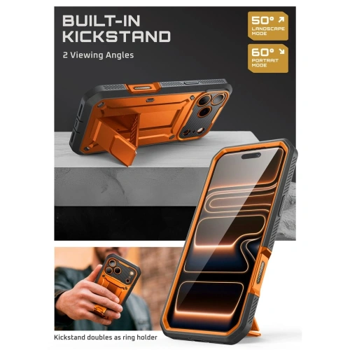 Etui Supcase z wyraźnym logo, idealne dla właścicieli iPhone 17 Pro Max