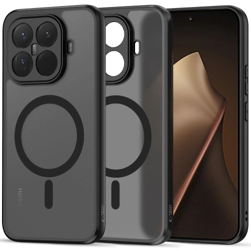 Etui Tech-Protect Magmat MagSafe w kolorze matte black, idealne do Xiaomi 15T Pro.