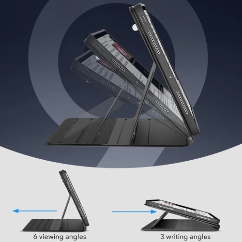 Zbliżenie na etui ESR Flip Hybrid, ukazujące detale i precyzyjne wycięcia.