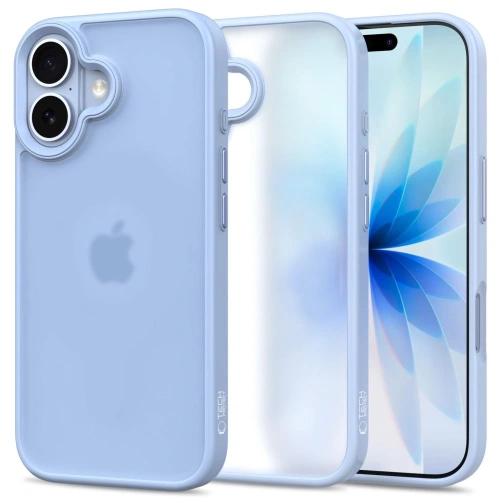 Etui Tech-Protect MagMat w kolorze jasnoniebieskim, idealne do Apple iPhone 17.