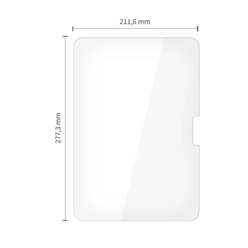 Zestaw dwóch sztuk szkła hartowanego Tech-Protect do iPada, idealnie dopasowany do modelu.
