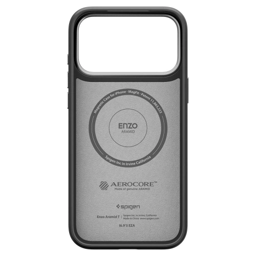 Etui Spigen z funkcją MagSafe, umożliwiające łatwe mocowanie akcesoriów.