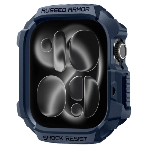 Zbliżenie na etui Spigen Rugged Armor V2, pokazujące detale materiału TPU