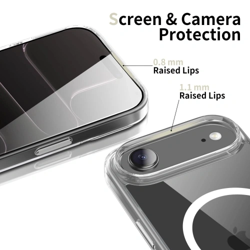 Przezroczyste etui Tech-Protect Flexair Hybrid, które zapewnia ochronę i styl dla Twojego telefonu.