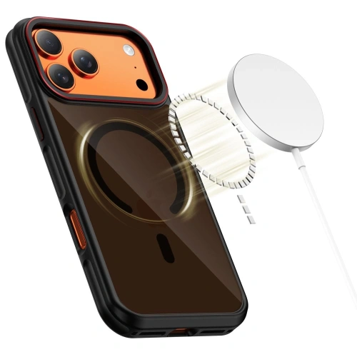 Etui Tech-Protect MagHybrid zamontowane na Apple iPhone 17 Pro Max